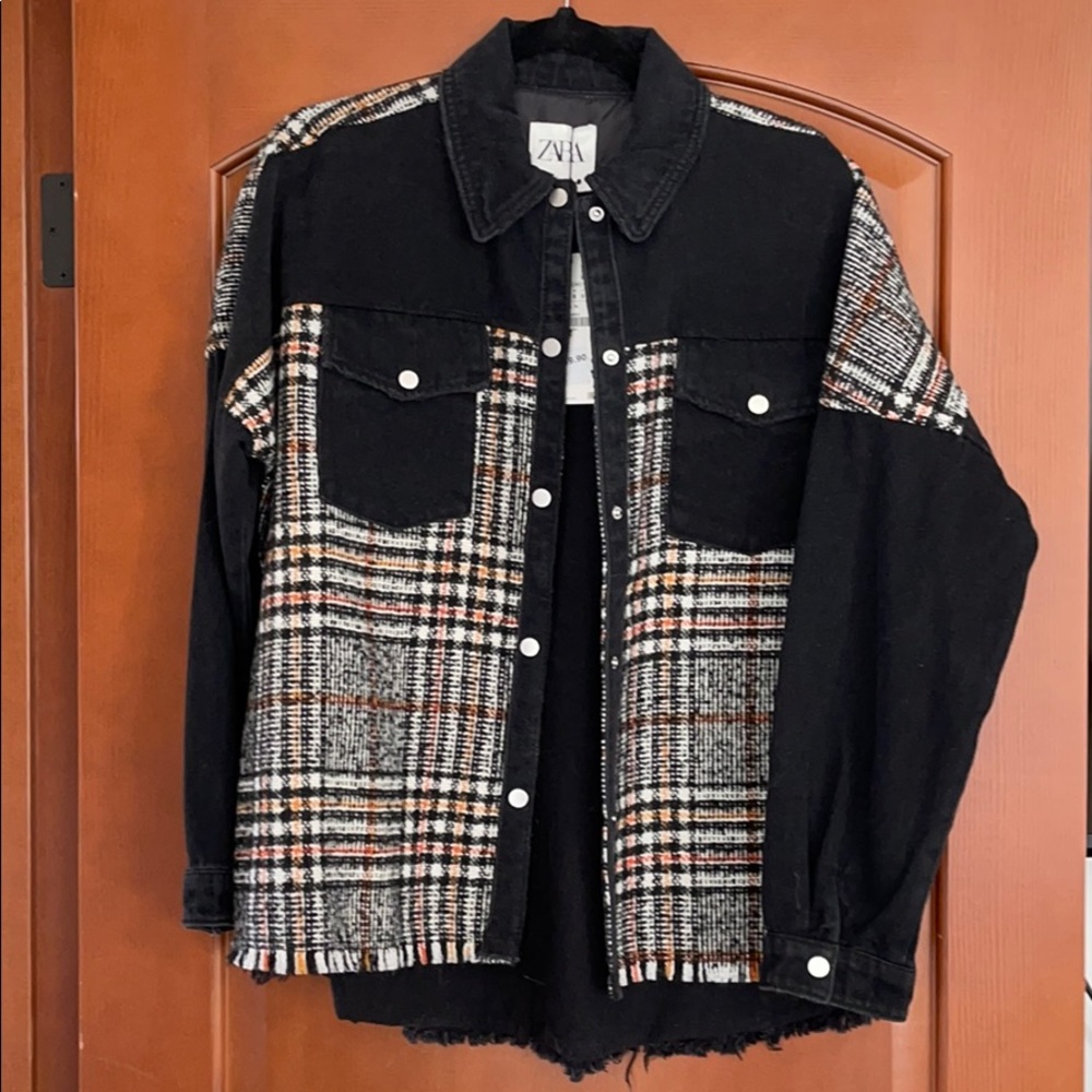 Zara Wool & Denim Jacket